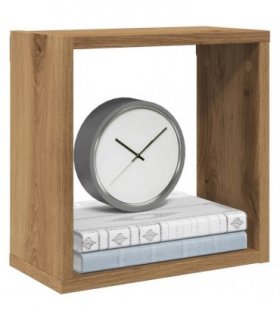 vidaXL Wall Cube Shelves 4 pcs Artisan Oak 30x15x30 cm Engineered Wood — Size: 30 x 15 x 30 cm