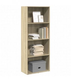 vidaXL Bookcase Sonoma Oak 60x30x152 cm Engineered Wood