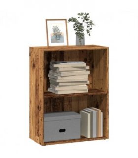 vidaXL Bookcase Old Wood 60x30x77 cm Engineered Wood