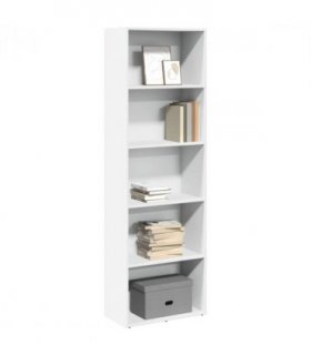 vidaXL Bookcase White 60x30x189 cm Engineered Wood