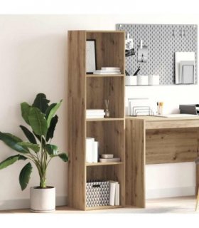 vidaXL Bookcase Artisian Oak 40x30x152 cm Engineered Wood