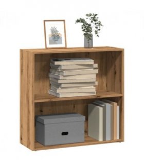 vidaXL Bookcase Artisian Oak 80x30x77 cm Engineered Wood