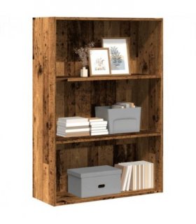 vidaXL Bookcase Old Wood 80x30x114 cm Engineered Wood