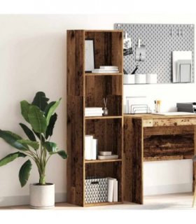 vidaXL Bookcase Old Wood 40x30x152 cm Engineered Wood