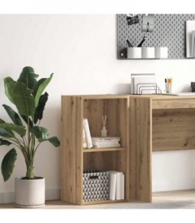 vidaXL Bookcase Artisian Oak 40x30x77 cm Engineered Wood