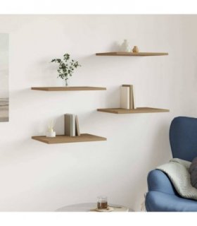 vidaXL Bookshelf Boards 4 pcs Artisan Oak 40x30x1.5 cm Engineered Wood — Size: 40 x 30 x 1.5 cm