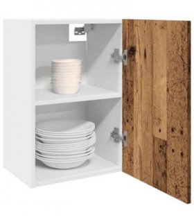 vidaXL Hanging Cabinet Lyon Old Wood 40x31x60 cm Engineered Wood — Model: 1x hanging cabinet (1 door) 40 cm wide 60 cm high
