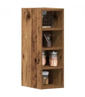 vidaXL Hanging Cabinet Riga Old Wood 20x29.5x60 cm Engineered Wood — Model: 1x hanging cabinet (4 shelves) 20 cm wide 60 cm high