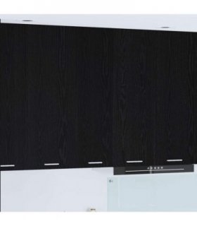 vidaXL Hanging Cabinet Black Oak 30 x 31 x 100 cm Engineered Wood — Model: 1x hanging cabinet (1 door) 30 cm wide 100 cm high