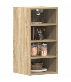 vidaXL Hanging Cabinet Riga Sonoma Oak 30x29.5x60 cm Engineered Wo — Model: 1x hanging cabinet (4 shelves) 30 cm wide 60 cm high