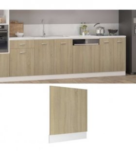 vidaXL Dishwasher Panel Lyon Sonoma Oak 59.5x3x67 cm Engineered Wood — Model: 1x dishwasher panel 60 cm