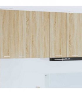 vidaXL Hanging Cabinet with Door Sonoma Oak and White 40 x 31 x 80 cm — Model: 1x hanging cabinet (1 door) 40 cm wide 80 cm high