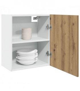 vidaXL Hanging Cabinet Lyons 2 pcs Artisan Oak 50x31x60 cm Engineered — Model: 2x hanging cabinet (1 door) 50 cm wide 60 cm high