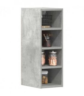 vidaXL Hanging Cabinet Riga Concrete Grey 20x29.5x60 cm Engineered — Model: 1x hanging cabinet (4 shelves) 20 cm wide 60 cm high