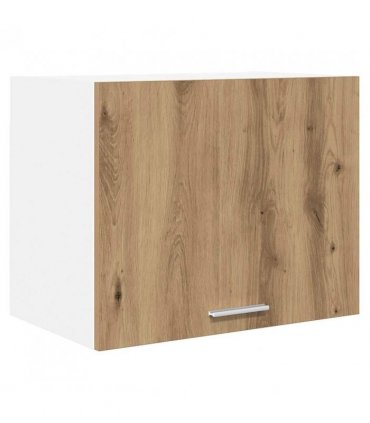 vidaXL Hanging Cabinet with Door Artisan Oak and White 50 x 31 x 40 c — Model: 1x hanging cabinet (1 door) 50 cm wide 40 cm high