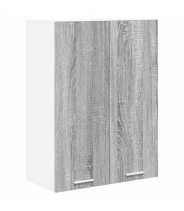 vidaXL Hanging Cabinet Grey Sonoma 60 x 31 x 80 cm Engineered Wood — Model: 1x hanging cabinet (2 doors) 60 cm wide 80 cm high