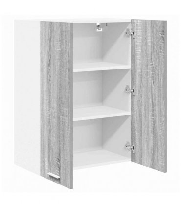 vidaXL Hanging Cabinet Grey Sonoma 60 x 31 x 80 cm Engineered Wood — Model: 1x hanging cabinet (2 doors) 60 cm wide 80 cm high