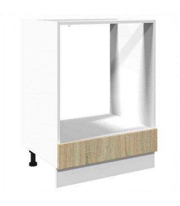 vidaXL Oven Cabinet Sonoma Oak 60x46x81.5 cm Engineered Wood — Model: 1x oven cabinet 60 cm