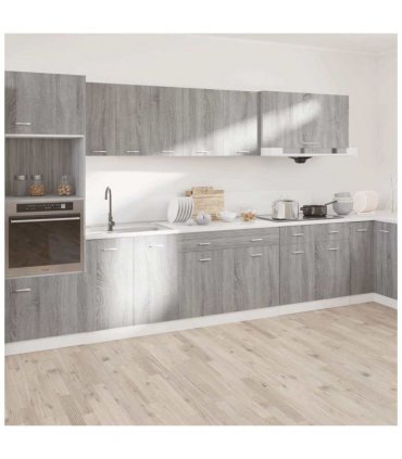 vidaXL Drawer Bottom Cabinet Lyon Grey Sonoma 50x46x81.5 cm Engineered Wood — Model: 1x bottom cabinet (1 door 1 drawer) 50 cm