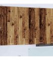 vidaXL Hanging Cabinet Old Wood and White 50 x 31 x 100 cm — Model: 1x hanging cabinet (1 door) 50 cm wide 100 cm high