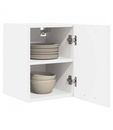 vidaXL Hanging Cabinet 2 pcs White 30 x 31 x 40 cm Engineered Wood — Model: 2x hanging cabinet (1 door) 30 cm wide 40 cm high