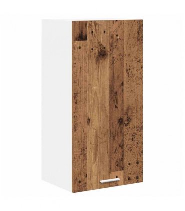 vidaXL Hanging Cabinet with Storage Old Wood and White 40 x 31 x 80 c — Model: 1x hanging cabinet (1 door) 40 cm wide 80 cm high