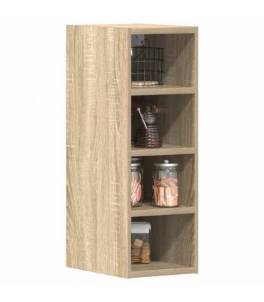vidaXL Hanging Cabinet Riga Sonoma Oak 20x29.5x60 cm Engineered Wo — Model: 1x hanging cabinet (4 shelves) 20 cm wide 60 cm high