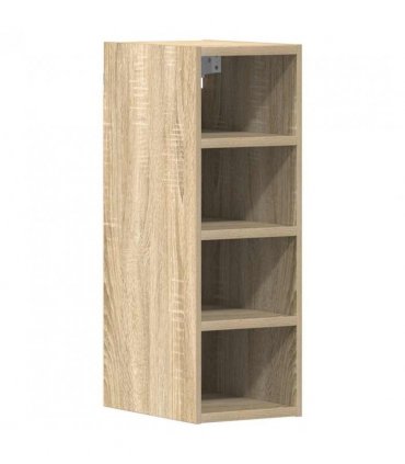 vidaXL Hanging Cabinet Riga Sonoma Oak 20x29.5x60 cm Engineered Wo — Model: 1x hanging cabinet (4 shelves) 20 cm wide 60 cm high