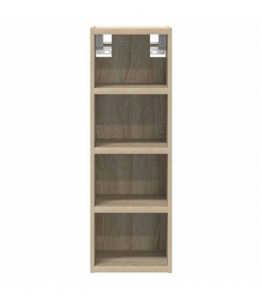 vidaXL Hanging Cabinet Riga Sonoma Oak 20x29.5x60 cm Engineered Wo — Model: 1x hanging cabinet (4 shelves) 20 cm wide 60 cm high