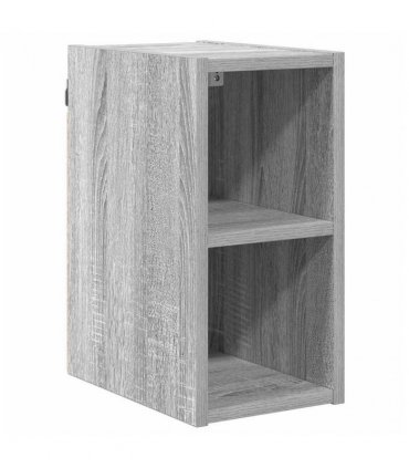vidaXL Hanging Cabinet Grey Sonoma 20 x 29.5 x 40 cm Engineered Wood — Model: 1x hanging cabinet (2 shelves) 20 cm