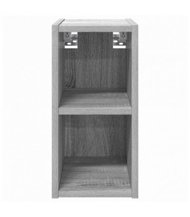 vidaXL Hanging Cabinet Grey Sonoma 20 x 29.5 x 40 cm Engineered Wood — Model: 1x hanging cabinet (2 shelves) 20 cm