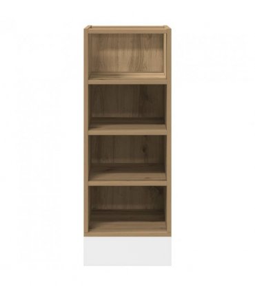 vidaXL Bottom Cabinet Riga Artisan Oak 30x44.5x81.5 cm Engineered Wood — Model: 1x bottom cabinet (4 shelves) 30 cm