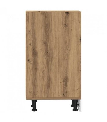 vidaXL Bottom Cabinet Riga Artisan Oak 30x44.5x81.5 cm Engineered Wood — Model: 1x bottom cabinet (4 shelves) 30 cm