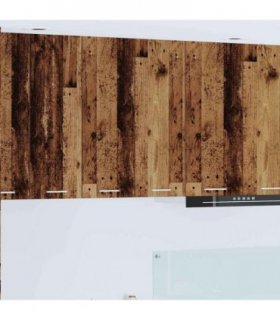 vidaXL Hanging Cabinet Old Wood 60 x 31 x 80 cm Engineered Wood — Model: 1x hanging cabinet (2 doors) 60 cm wide 80 cm high