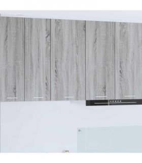 vidaXL Hanging Cabinet with Door Grey Sonoma and White 40 x 31 x 80 c — Model: 1x hanging cabinet (1 door) 40 cm wide 80 cm high