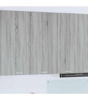 vidaXL Hanging Cabinet Grey Sonoma and White 50 x 31 x 100 cm — Model: 1x hanging cabinet (1 door) 50 cm wide 100 cm high