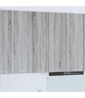 vidaXL Hanging Cabinet Grey Sonoma 30 x 31 x 100 cm Engineered Wood — Model: 1x hanging cabinet (1 door) 30 cm wide 100 cm high