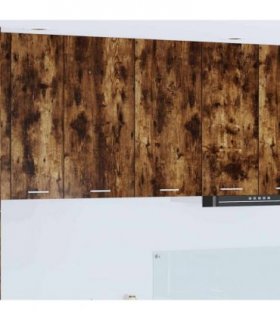 vidaXL Hanging Cabinet Riga Smoked Oak 80 x 31 x 80 cm Engineered Wo — Model: 1x hanging cabinet (2 doors) 80 cm wide 80 cm high