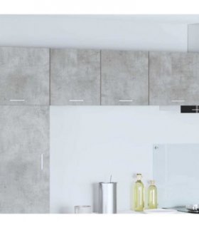 vidaXL Hanging Cabinet Concrete Grey and White 40 x 31 x 40 cm — Model: 1x hanging cabinet (1 door) 40 cm wide 40 cm high