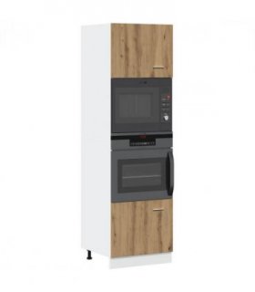 vidaXL Microwave Cabinet Lyon Artisan Oak 60x57x207 cm Engineered Wood — Model: 1x microwave cabinet 60 cm