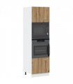 vidaXL Microwave Cabinet Lyon Artisan Oak 60x57x207 cm Engineered Wood — Model: 1x microwave cabinet 60 cm