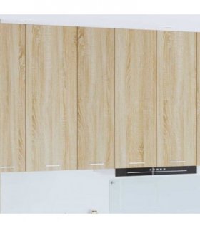 vidaXL Hanging Cabinet Sonoma Oak 30 x 31 x 100 cm Engineered Wood — Model: 1x hanging cabinet (1 door) 30 cm wide 100 cm high