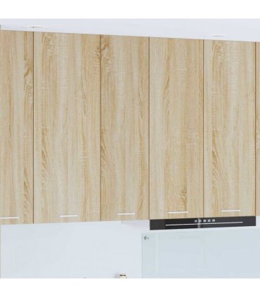 vidaXL Hanging Cabinet Sonoma Oak 30 x 31 x 100 cm Engineered Wood — Model: 1x hanging cabinet (1 door) 30 cm wide 100 cm high