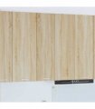 vidaXL Hanging Cabinet Sonoma Oak 30 x 31 x 100 cm Engineered Wood — Model: 1x hanging cabinet (1 door) 30 cm wide 100 cm high
