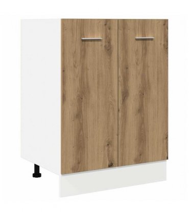 vidaXL Bottom Cabinet Lyon Artisan Oak 60x46x81.5 cm Engineered Wood — Model: 1x bottom cabinet (2 doors) 60 cm