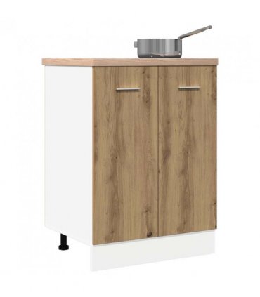 vidaXL Bottom Cabinet Lyon Artisan Oak 60x46x81.5 cm Engineered Wood — Model: 1x bottom cabinet (2 doors) 60 cm
