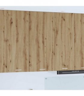 vidaXL Hanging Cabinet Artisan Oak and White 50 x 31 x 100 cm — Model: 1x hanging cabinet (1 door) 50 cm wide 100 cm high