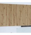 vidaXL Hanging Cabinet Artisan Oak and White 50 x 31 x 100 cm — Model: 1x hanging cabinet (1 door) 50 cm wide 100 cm high