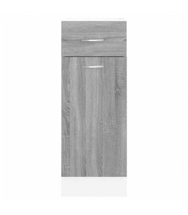 vidaXL Drawer Bottom Cabinet Lyon Grey Sonoma 30x46x81.5 cm Engineered Wood — Model: 1x bottom cabinet (1 door 1 drawer) 30 cm