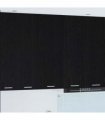 vidaXL Hanging Cabinet Black Oak 40 x 31 x 100 cm Engineered Wood — Model: 1x hanging cabinet (1 door) 40 cm wide 100 cm high